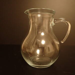 ガラス製ピッチャー３個セット ソースポット 花瓶 ジョッキ マグカップ デカンタの画像2