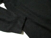 新品▼ ビームス　モヘヤ調　シャギー　ふんわりニット　クルーネック　黒　ブラック　Mサイズ　BEAMS　セーター　メンズ_画像4