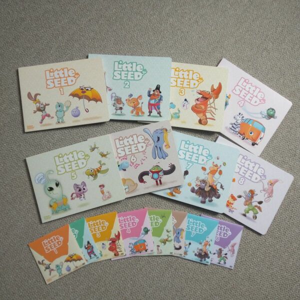 LittleSEED リトルシード 1~8 絵本&DVD 全8巻 フルセット 幼児 英語教材