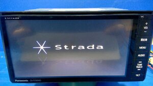 (I)カーナビ パナソニック Strada CN-R330WD CD/DVD/TV/SD/BTHDMI/AUX/地図データ2014年/動作確認初期化済み。/電気配線加工あり　(5355)