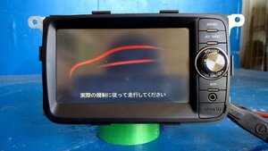 (S)　スズキ純正 clarion クラリオン メモリーナビ QY-1007 Bluetooth iPod FM AM ワンセグ HE22Sラパンより取外し