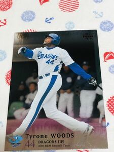 BBM プロ野球カード キラ 中日ドラゴンズ タイロン・ウッズ