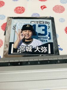 オリックス・バファローズ 神戸デザイン スクエアカンバッジ 宮城大弥