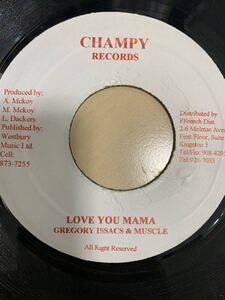 Gregory issacs / Love you mama レゲエ　レコード　52