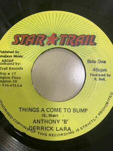 Anthony b / Things a come to bump レゲエ　レコード　102