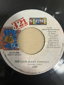 ARP / The lion sleep tonight レゲエ　レコード　192