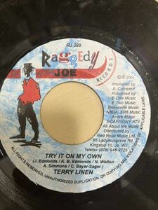 Terry linen / Try it on my own レゲエ　レコード　254