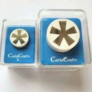 新品　２点セット　Carla Craft　メタリックフラワー　クラフトパンチ　カーラクラフト　カールクラフト