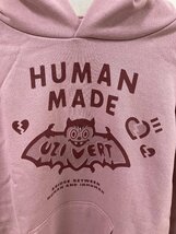 HUMAN MADE ヒューマンメイド HUMAN MADE×Lil Uzi スウェットプルパーカ ピンク パーカ 中古 M TN 1_画像2