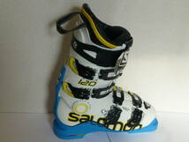 スキーブーツ★SALOMON★サロモン★X－MAX120★25.0ー25.5 cm★ソール295 mm★白／青★送料無料★USED_画像6