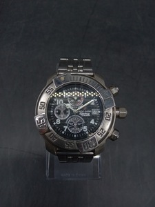 ▽ ミッシェルジョルダン 腕時計 EG-7300 / michel Jurdain 不動品 時計 ウォッチ クロノグラフ クオーツ 42mm