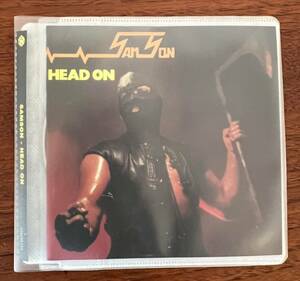 美品 Samson Head On CD Iron Maiden ac/dc Motorhead Saxon Judas Priest Ozzy Black Sabbath Metallica Dio Angel witch Blitzkrieg 