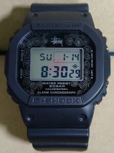 ★G-Shock STUSSY x G-SHOCKコラボ DW-5000ST-1JR 新品・未使用★電池交換済