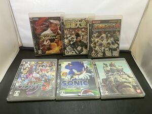 【菅:KER1962】☆中古・美品☆PLAYSTATION3 プレイステーション3用　ゲームソフト ６点　まとめ売り　動作未確認　