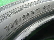 ◆BS ECOPIA NH100RV◆8分山 タイヤ 205/55R17【2本】バリ溝★'19製★ゴムok★良品★車検★交換★ブリヂストン★205-55-17 91V★画像多数up_画像10