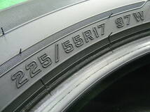 ◆DL ENASAVE RV505◆7-8分山 タイヤ 225/55R17【4本セット】バリ溝★'19/20製★ゴムok★車検★交換★ダンロップ★225-55-17 97W★画像多数_画像10