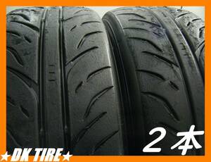 ◆DL DIREZZA V01◆8-9分山 タイヤ 190/600R15【2本】深溝★2022年製★ゴムok★良品★ダンロップ★レース/競技用★195/55R15相当★画像多数