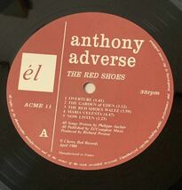 UKオリジナル盤LP Anthony Adverse The Red Shoes ネオアコ King Of Luxembourg monochrome set_画像6