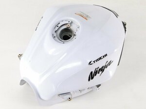 140【評価S】美品 Ninja300 EX300 '13 ニンジャ 実動 純正 フューエル ガソリン 燃料 タンク 白 ホワイト Ninja250 EX250