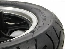 160【評価A】 Z750LTD 当時物 純正 リア ホイール MT3.00×16 タイヤ 山7分 130/90-16 67H KZ750H KZ1000LTD Z750FX Z750GP Z650_画像3