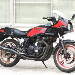 0【評価A】 GPz400 ZX400A 空冷 当時物 純正 アクセル スロットル ワイヤー ケーブル GPz400F GPZ550F Z400GP Z550GPの画像3