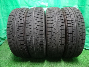 185/70R14●ブリヂストン ブリザック レボ BRIDGESTONE BS BLIZZAK REVO GZ 中古冬タイヤ4本●ヤ53