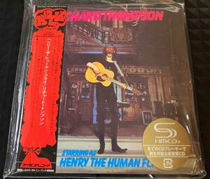 紙ジャケ リチャード・トンプソン／ヘンリー・ザ・ヒューマン・フライ RICHARD THOMPSON／HENRY THE HUMAN FLY ※国内盤 CD ※SHM-CD 