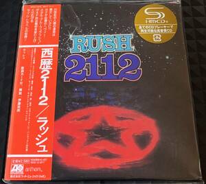 紙ジャケ ラッシュ／西暦2112　 RUSH／2112 ※国内盤 CD ※SHM-CD ※ハード・ロック