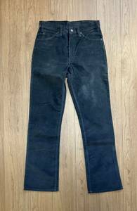 リーバイス levi's 517 コーデュロイ　85年製　未洗い　W31 L34 チャコールグレー　517 1557