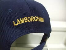 ★在庫一掃セールです★送料無料★必見★Lamborghini★ランボルギーニ★お洒落で★綺麗で★素敵な★キャップ★上品～な★ネイビー★新品★_画像6