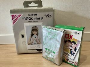 使用少　美品富士フイルム instax mini 8 +チェキ用フィルム 20枚付き