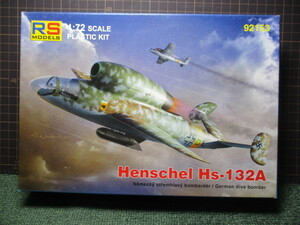 *1/72 RS MODELS Henschel Hs-132A*