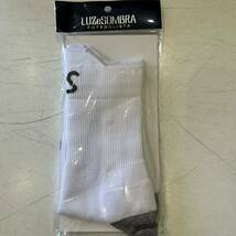 【2本セット 25-27cm】即決！LUZ e SOMBRA SUPPORT ROUND SHORT SOX(ブラック、ホワイト) 新品未開封品 2023FW ソックス ルース 機能性_画像8