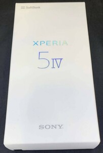 【新品・未使用】 SoftBankソフトバンク SONY ソニー Xperia 5 IV 128ＧＢ ブラック 利用制限判定◯ 
