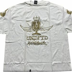 シャツ ホワイト ロゴ STUSSYステューシー UNDEFEATED コラボ oldstussy オールド 古着 80s 90s 00s