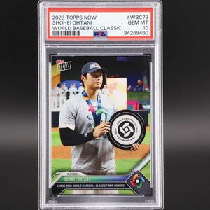 【PSA10 GEM MINT】大谷翔平 MVP #WBC73 2023 Topps Now WBC SHOHEI OHTANI 鑑定 決勝 侍ジャパン Japan