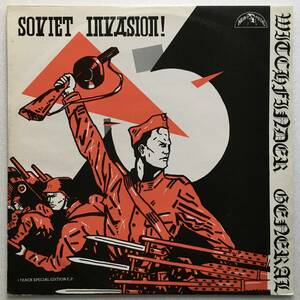 WITCHFINDER GENERAL「SOVIET INVASION!」UK ORIGINAL HEAVY METAL HM 17 '82 3TRACK 12INCH SINGLE GREAT NWOBHM