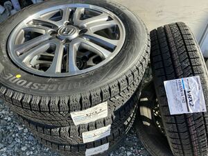 新品スタッドレス 155/65R14 BLIZZAK VRX2 中古N-BOXホンダ純正アルミホイール 4本セット