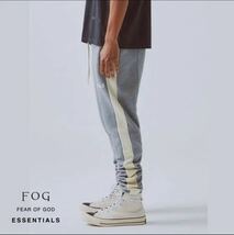 新品 FOG ESSENTIALS エッセンシャルズ スウェット ラインパンツ sweatpants サイズM グレー_画像5