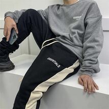 新品 FOG ESSENTIALS エッセンシャルズ スウェット ラインパンツ sweatpants サイズM ブラック_画像3