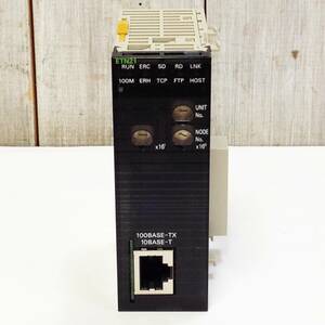 ●【AH-04476】中古品 OMRON オムロン Ethernetユニット CJ1W-ETN21 【レターパックプラス・送料全国一律520円可】