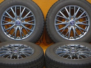 超美品 バリ溝【21年製トーヨーオブザーブガリッドGIZ 195/65R15 91Q】15インチ 6J+53 PCD114.3-5H 80系 エスクァイア ヴォクシー ノア