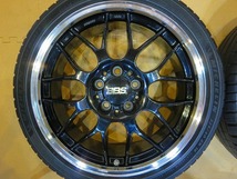 鍛造 超美品 バリ溝【BBS RG-R RG791 21年50週製ミシュランPS5 225/40R18】FORGED 18インチ8J+50 PCD112-5H VW ゴルフ7 ゴルフ8 アウディA3_画像3