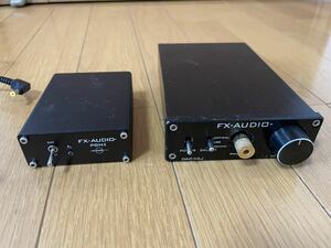 FX-AUDIO ヘッドホンアンプ DAC-X6J PGN ２台　セット　まとめて　ジャンク