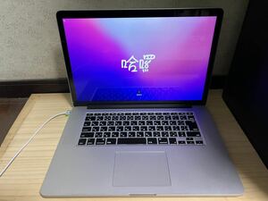 MacBook Pro Retina 15インチ Core i7 2.2GHz 最大3.4GHz/RAM16GB/crucial SSD 500GB 