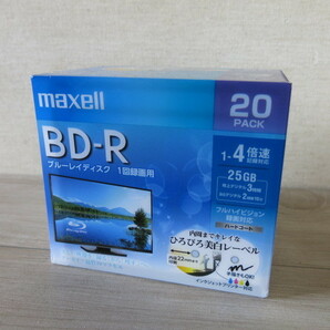 ●未開封● maxell・マクセル「BD-R」録画用ブルーレイディスク 20枚パックの画像1