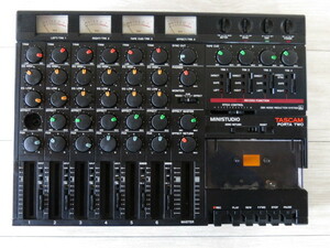 ●ジャンク品● TASCAM・タスカム＊MINISTUDIO「PORTA TWO」HS＊テープ・マルチトラックレコーダー MTR 部品取り