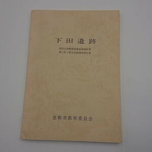 332 下田遺跡県営ほ場整備事業恵南地区事業に伴う緊急発掘調査報告書 恵那市教育委員会