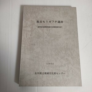 45 鹿首モリガフチ遺跡 能登海浜道関係埋蔵文化財調査報告書 Ⅱ 1984 石川県立埋蔵文化財センター