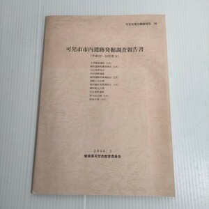 236 可児市理文調査報告 遺跡発掘 平成12〜16年 土田袖裏 柿田遺跡馬乗洞地点 川合東野 西野 羽崎日吉古墳 瀬田巣元 西寺山古墳 長塚 2006